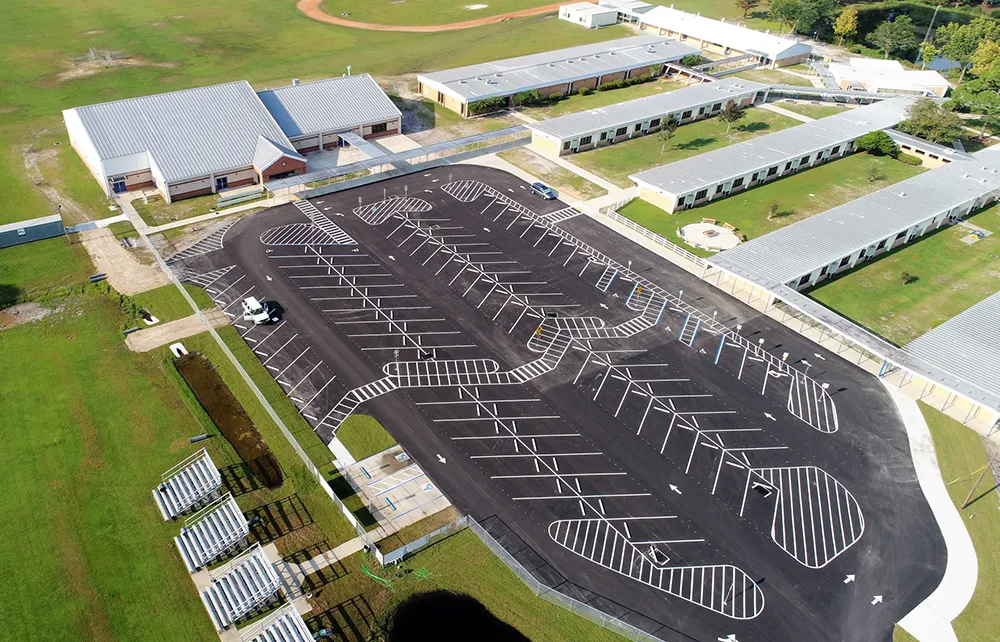 Mowat Middle School Parking Lot | Panhandle Engineering